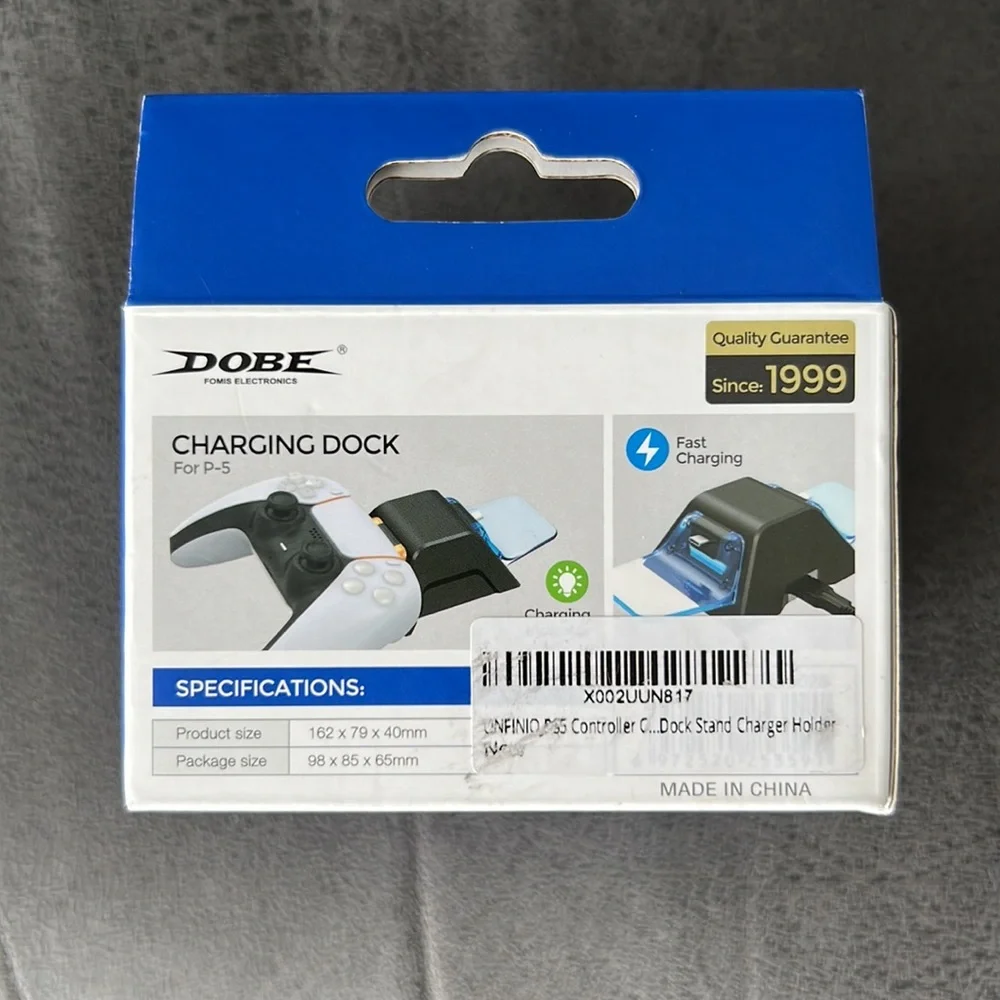 Dobe Black Dual Charging Dock for PS5